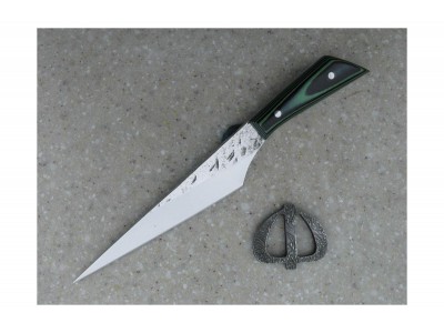 Кованый нож экспериментальный, 075Х37