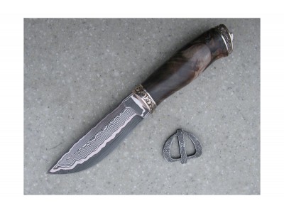 Кованый нож "Фартовый" 102М17 грот