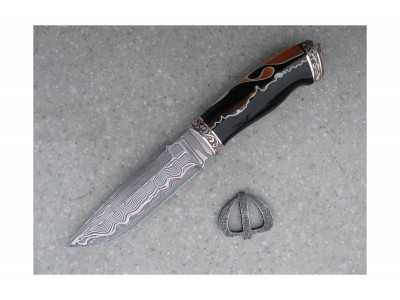 Кованый нож "Фартовый" 102М18 девушка