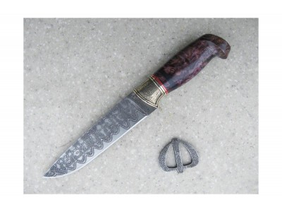 Кованый нож "Клык" 011М21